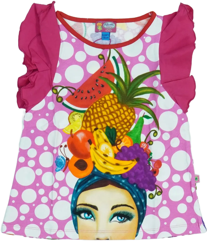 Rózsaszín Rosalita Tunika EU 116 / UK 6 év / US 6 év/S