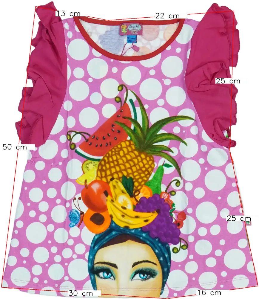 Rózsaszín Rosalita Tunika EU 140 / UK 10 év / US 10 év/L