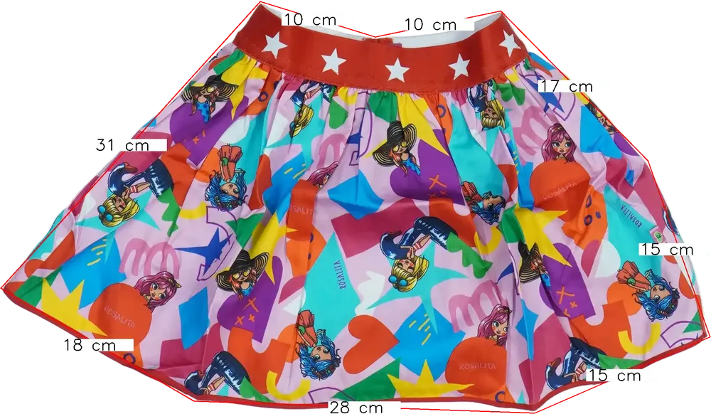 Rózsaszín Rosalita Szoknya EU 104 / UK 4 év / US 4T/XS