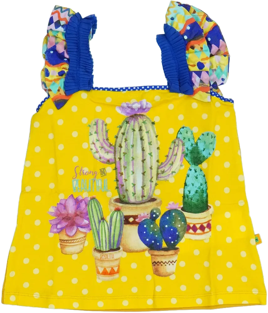 Sárga Rosalita Tunika EU 104 / UK 4 év / US 4T/XS