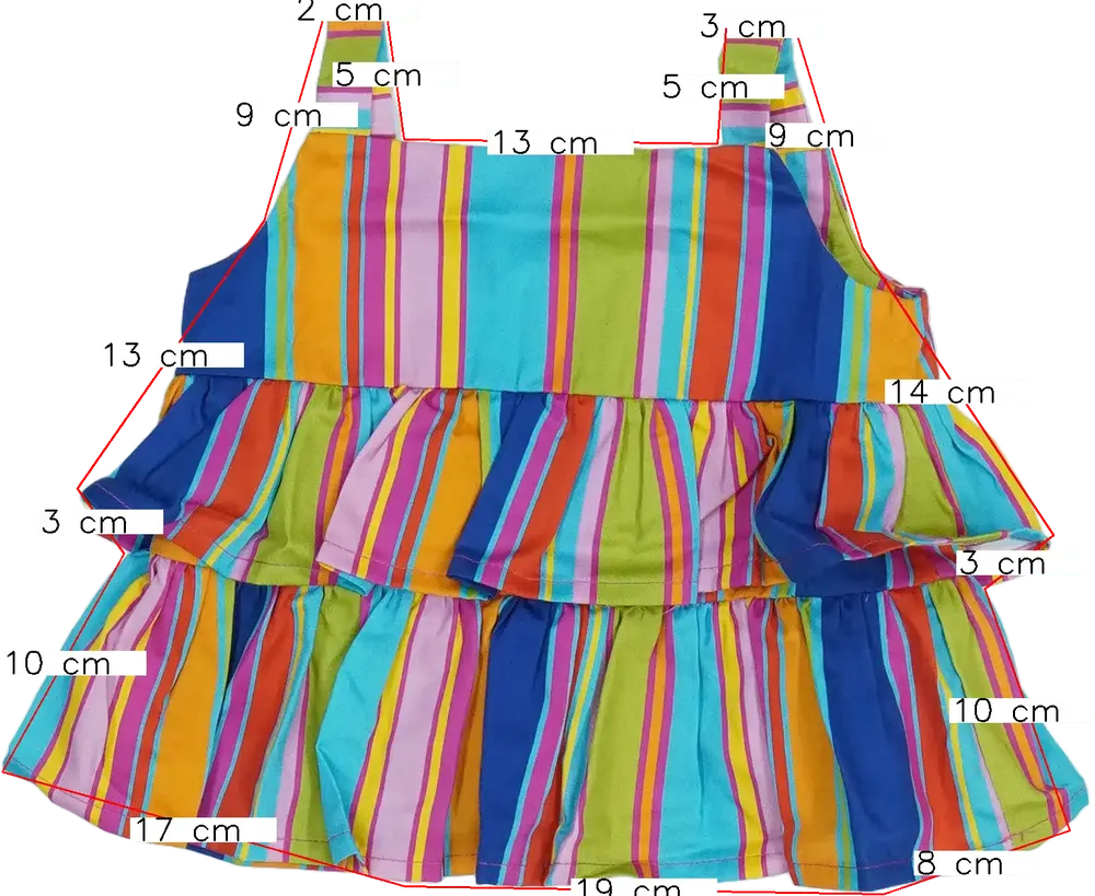 Többszínű Rosalita Tunika EU 104 / UK 4 év / US 4T/XS