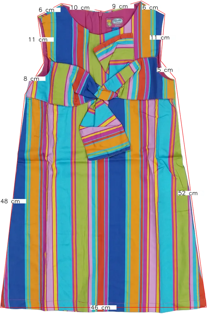 Többszínű Rosalita Ruha EU 140 / UK 10 év / US 10 év/L