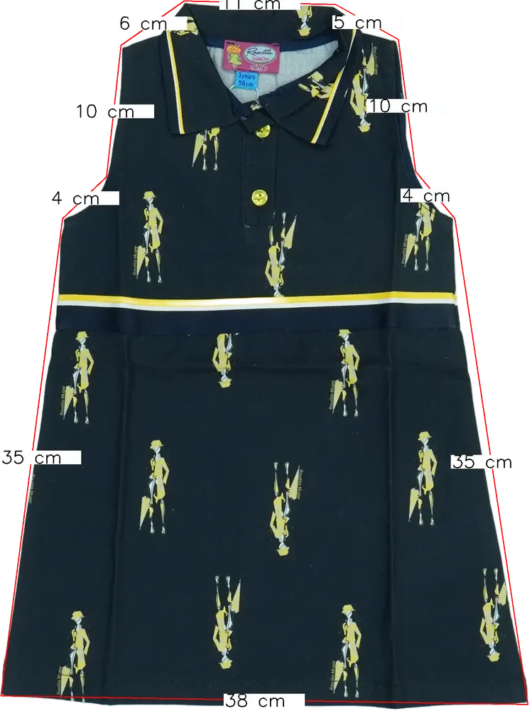 Fekete Rosalita Ruha EU 98 / UK 3 év / US 3T