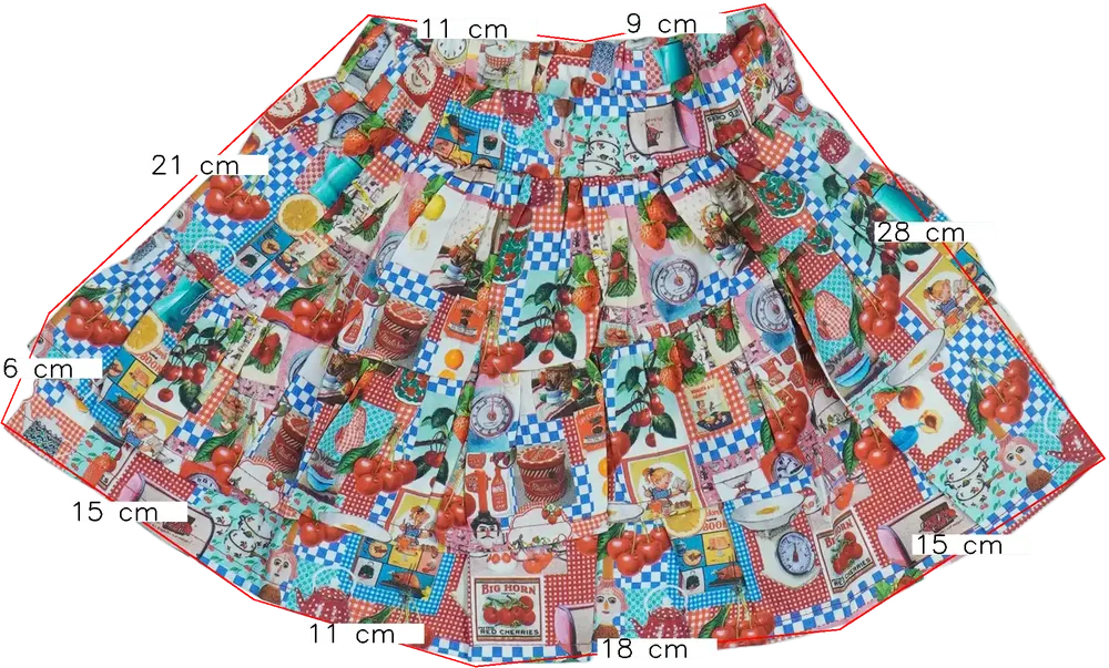 Többszínű Rosalita Szoknya EU 98 / UK 3 év / US 3T