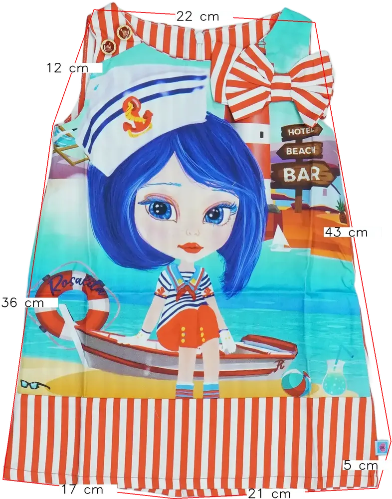 Többszínű Rosalita Ruha EU 98 / UK 3 év / US 3T