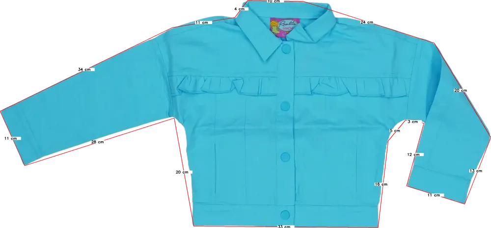 Kék Rosalita Dzseki EU 104 / UK 4 év / US 4T/XS