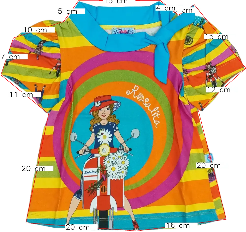 Többszínű Rosalita Tunika EU 104 / UK 4 év / US 4T/XS