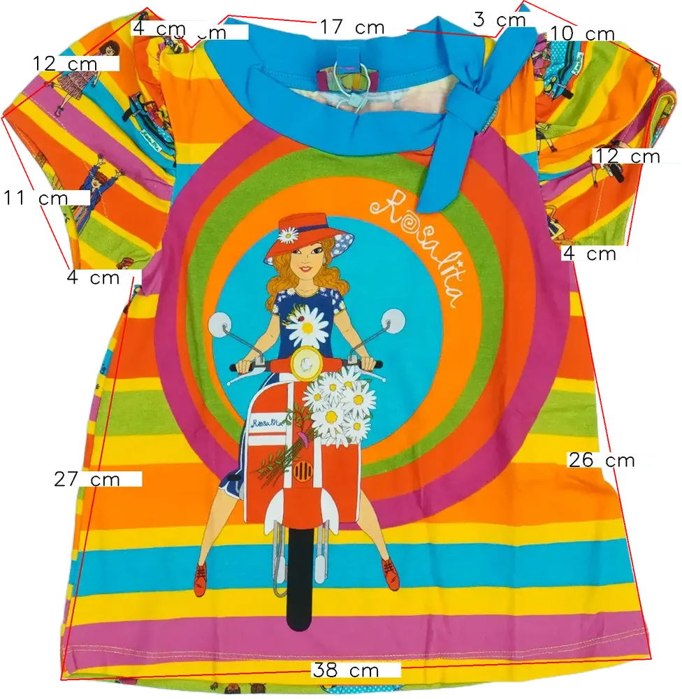 Többszínű Rosalita Tunika EU 116 / UK 6 év / US 6 év/S