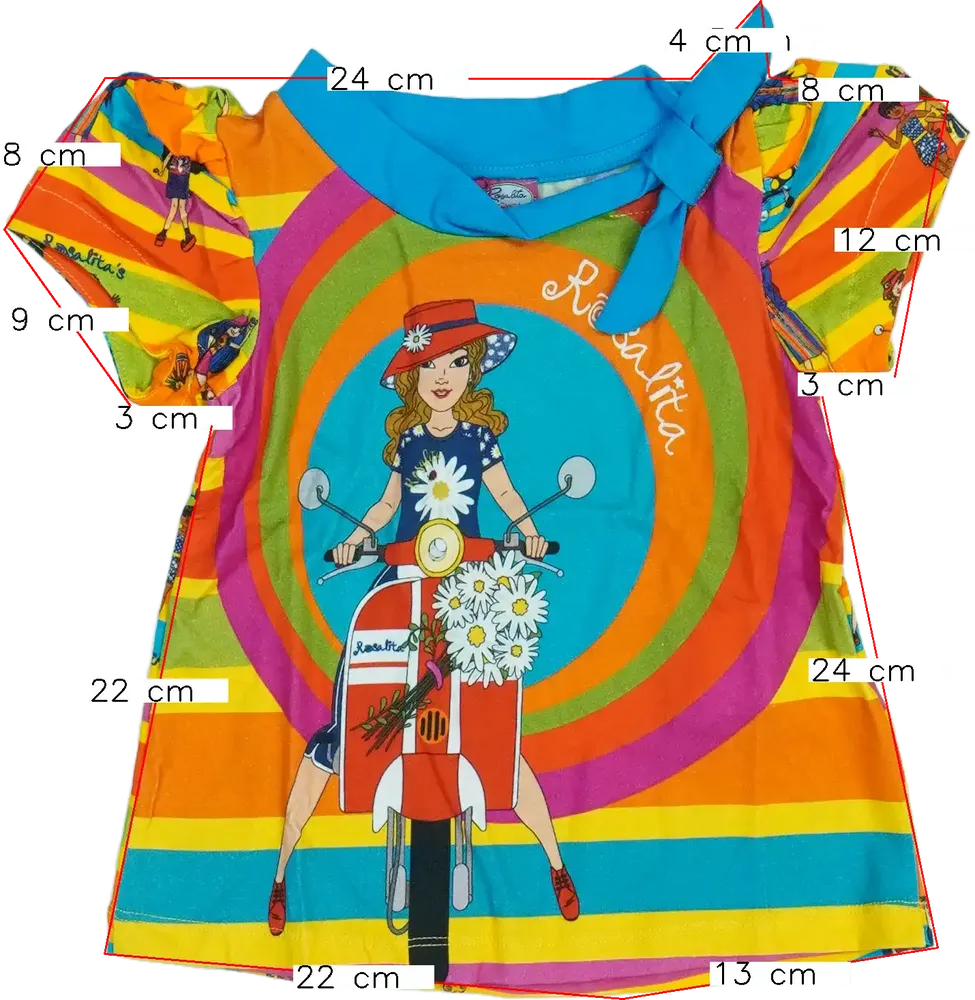 Többszínű Rosalita Tunika EU 98 / UK 3 év / US 3T