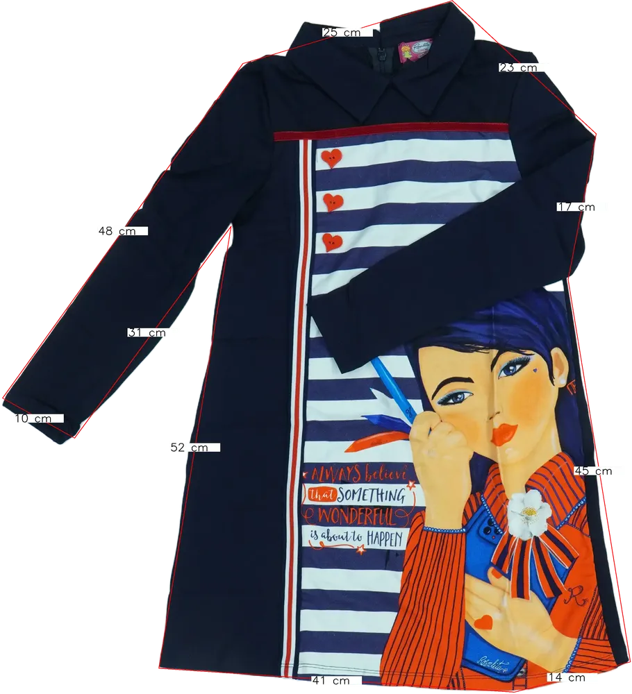 Kék Rosalita Ruha EU 152 / UK 12 év / US 12 év/L