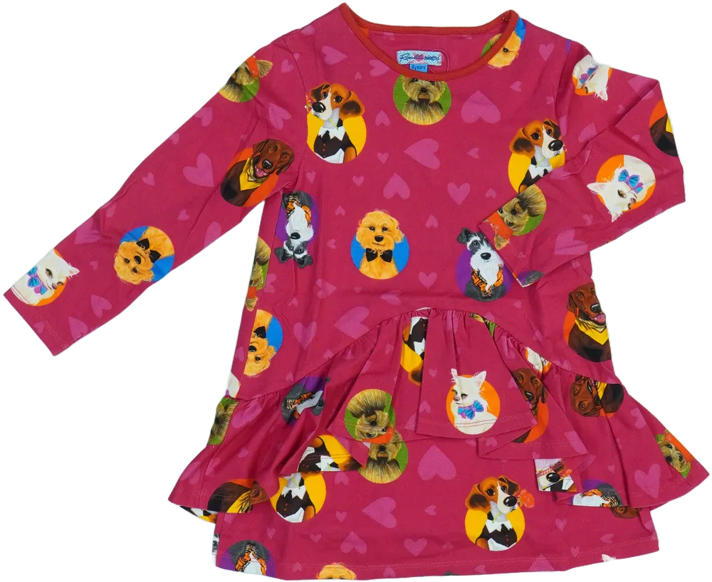 Rózsaszín Rosalita Ruha EU 104 / UK 4 év / US 4T/XS