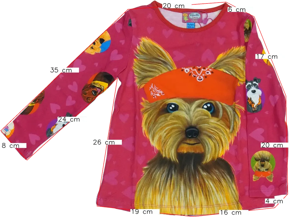 Rózsaszín Rosalita Tunika EU 104 / UK 4 év / US 4T/XS