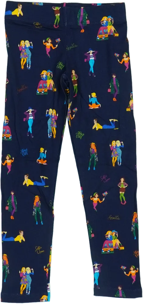 Kék Rosalita Leggings EU 116 / UK 6 év / US 6 év/S