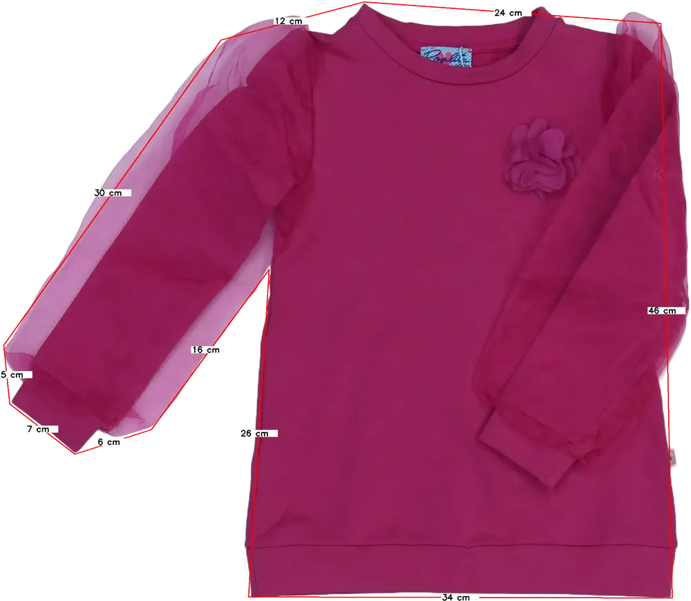 Rózsaszín Rosalita Pulóver EU 104 / UK 4 év / US 4T/XS