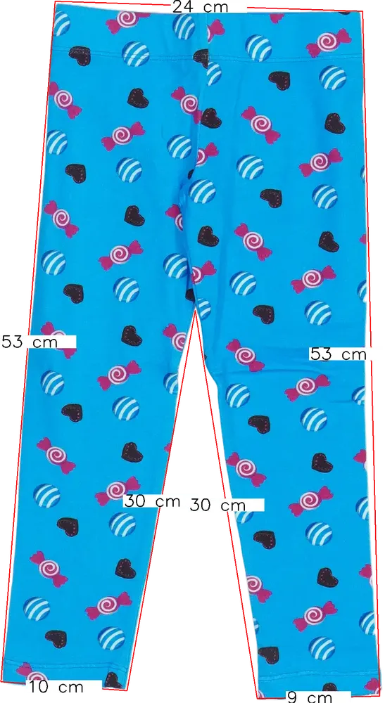 Kék Rosalita Leggings EU 104 / UK 4 év / US 4T/XS