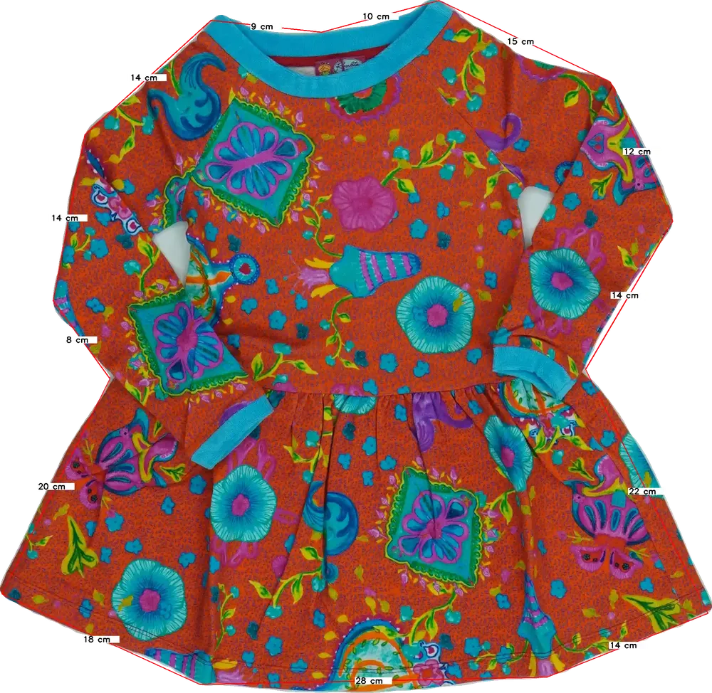 Többszínű Rosalita Ruha EU 104 / UK 4 év / US 4T/XS