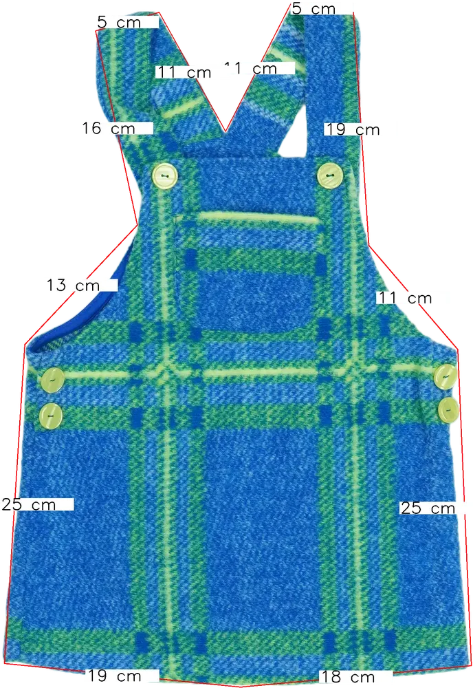 Kék Rosalita Ruha EU 104 / UK 4 év / US 4T/XS