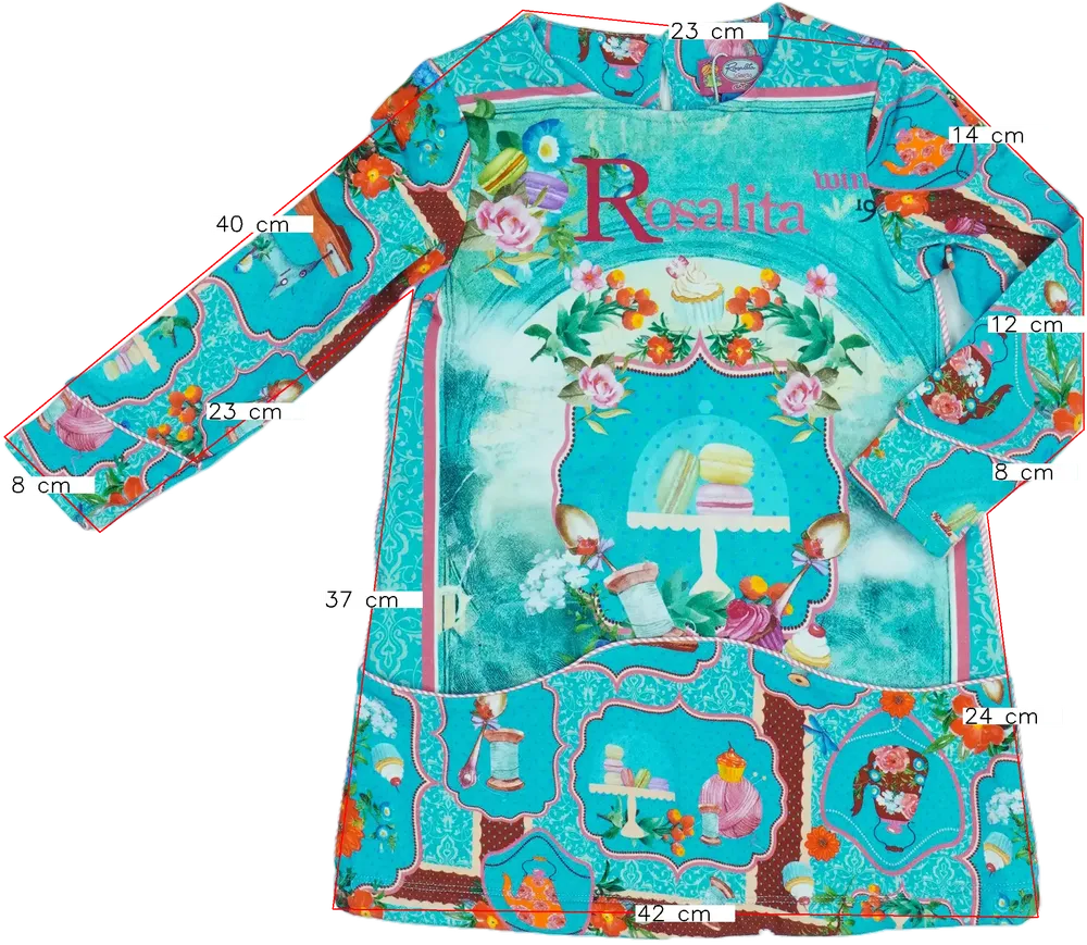 Kék Rosalita Ruha EU 104 / UK 4 év / US 4T/XS