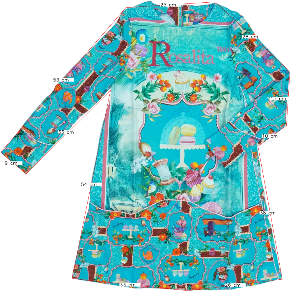 Kék Rosalita Ruha EU 152 / UK 12 év / US 12 év/L