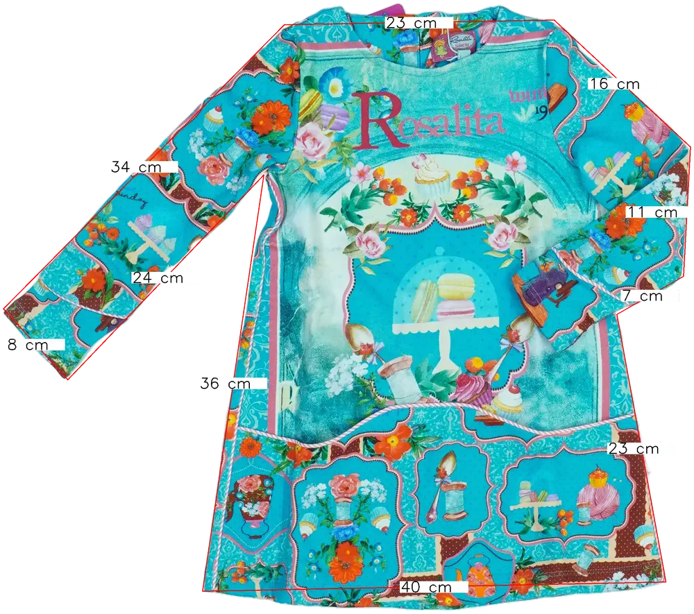 Kék Rosalita Ruha EU 98 / UK 3 év / US 3T