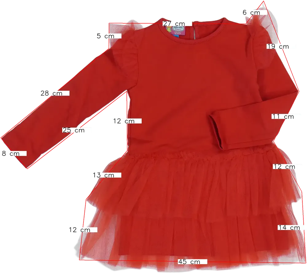 Piros Rosalita Ruha EU 98 / UK 3 év / US 3T