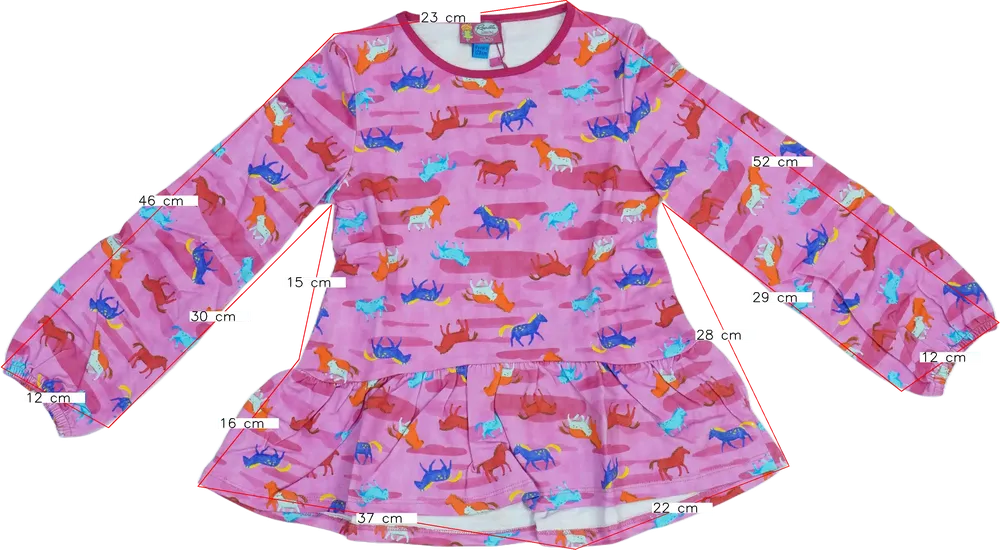 Rózsaszín Rosalita Tunika EU 128 / UK 8 év / US 8 év/M