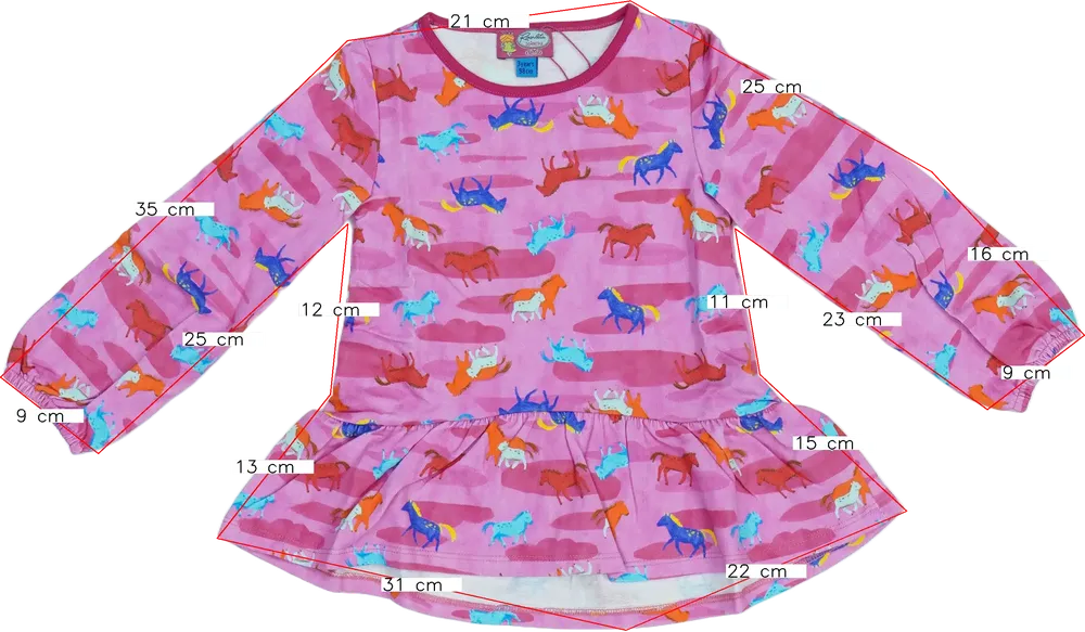 Rózsaszín Rosalita Tunika EU 98 / UK 3 év / US 3T