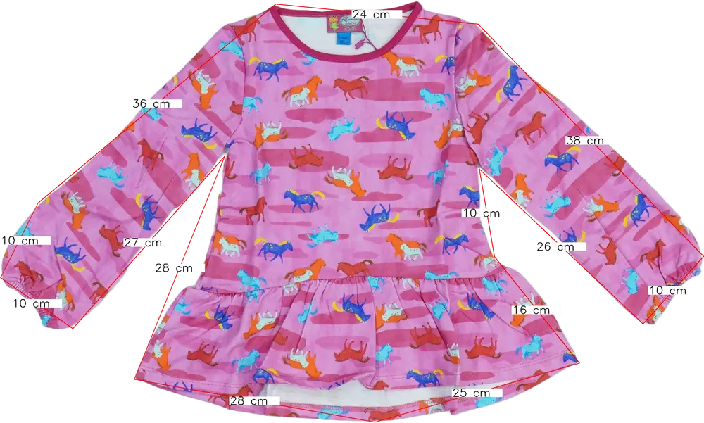 Rózsaszín Rosalita Tunika EU 110 / UK 5 év / US 5 év/XS