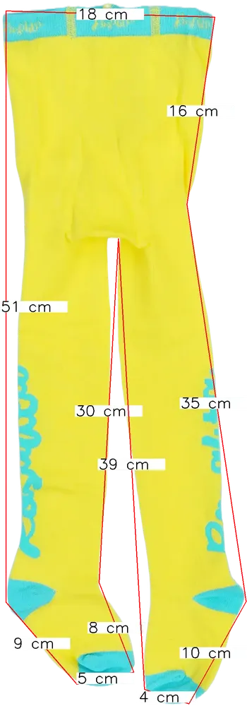Sárga Rosalita Harisnya EU 98 / UK 3 év / US 3T