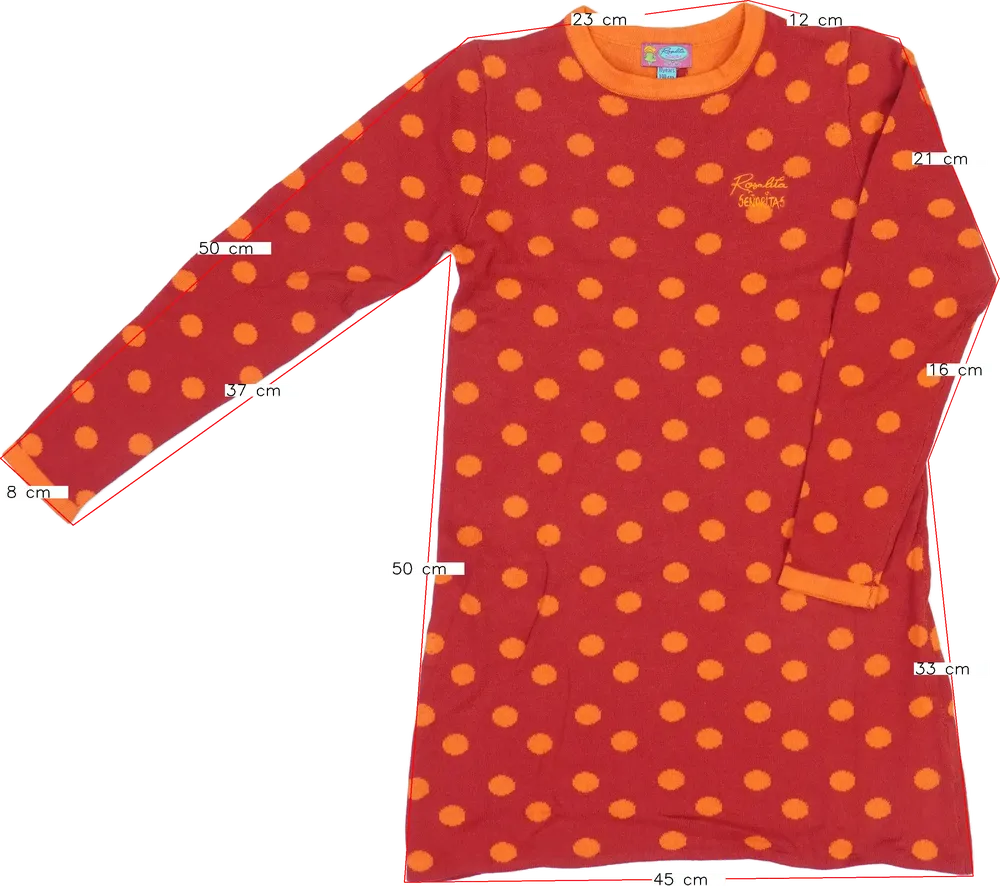 Piros Rosalita Ruha EU 140 / UK 10 év / US 10 év/L