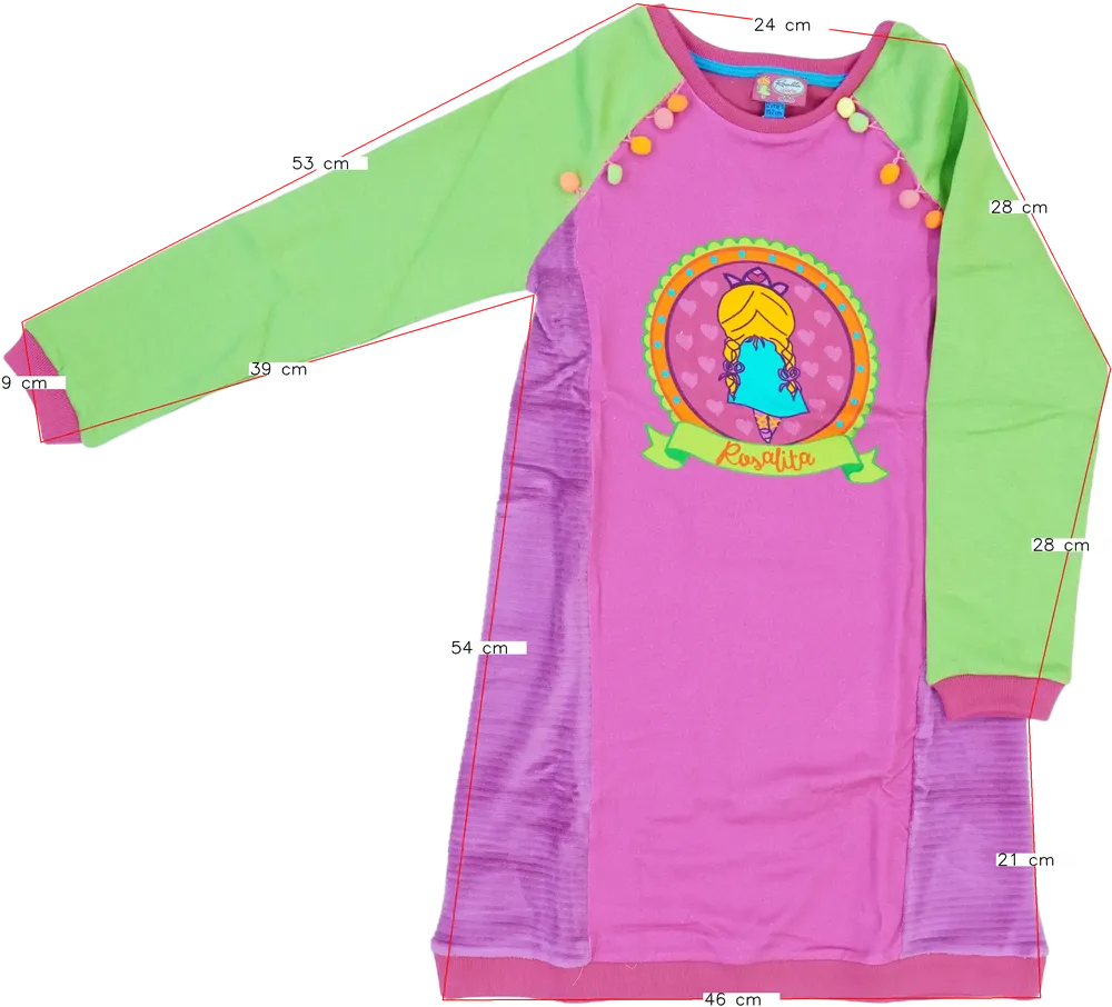 Rózsaszín Rosalita Ruha EU 152 / UK 12 év / US 12 év/L