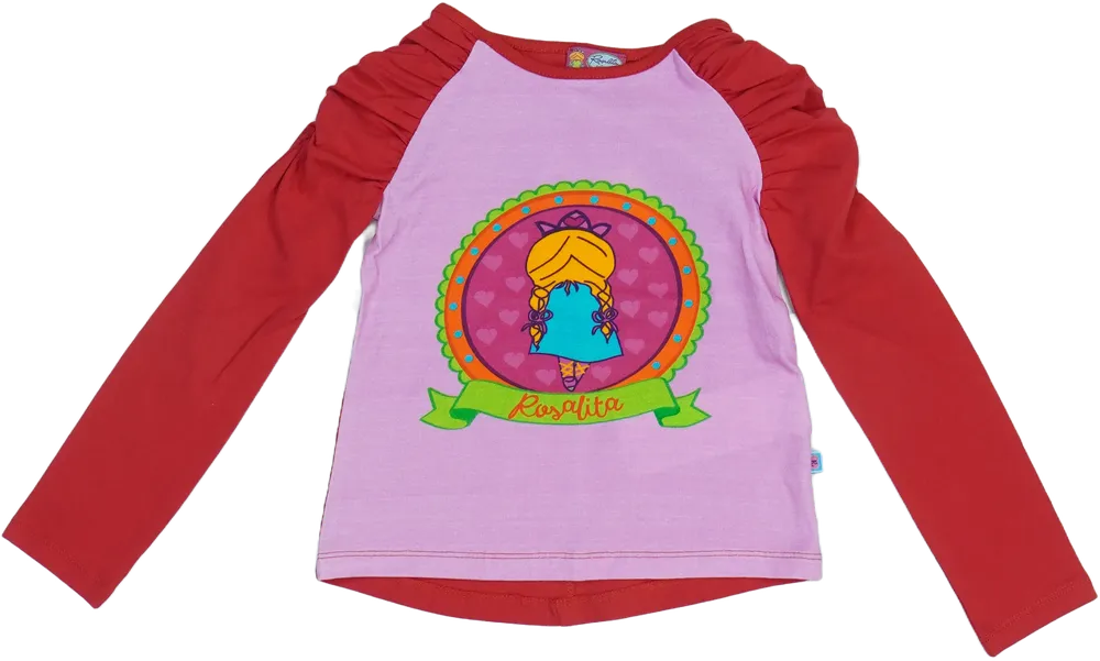 Rózsaszín Rosalita Hosszú ujjú felső EU 104 / UK 4 év / US 4T/XS