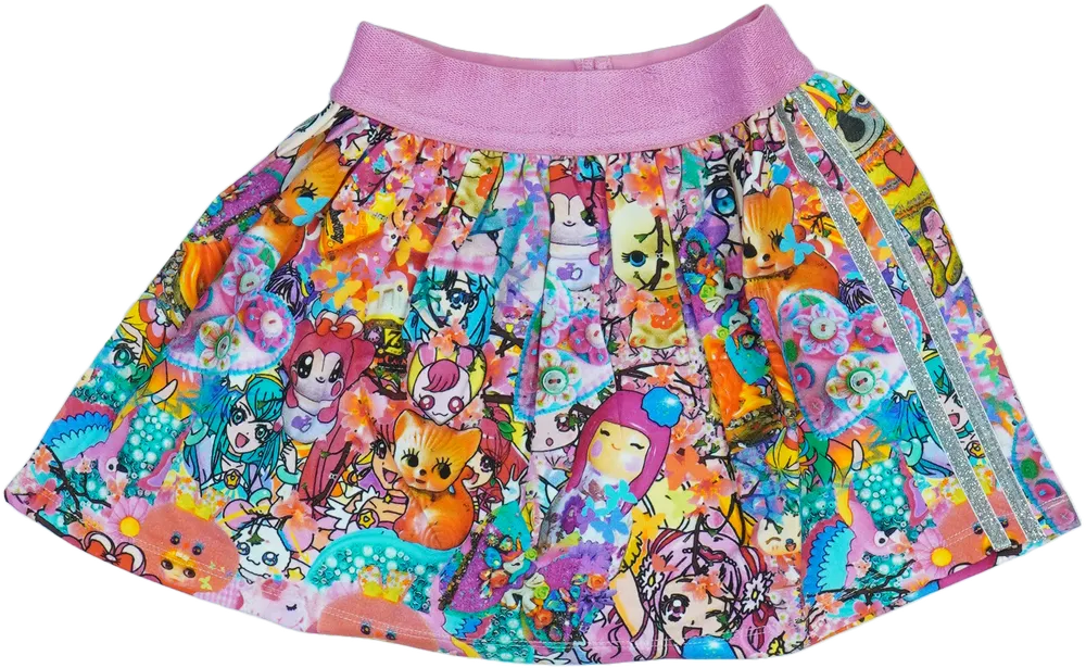 Többszínű Rosalita Szoknya EU 110 / UK 5 év / US 5 év/XS