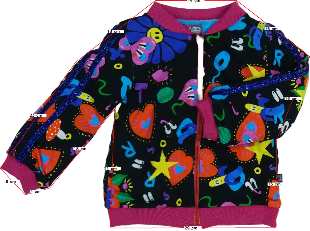 Többszínű Rosalita Dzseki EU 98 / UK 3 év / US 3T