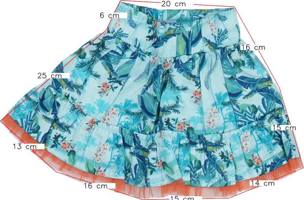 Kék Rosalita Szoknya EU 104 / UK 4 év / US 4T/XS