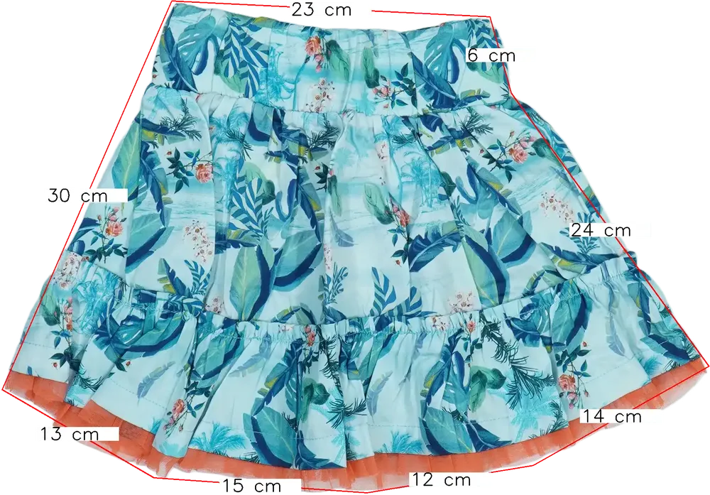 Kék Rosalita Szoknya EU 116 / UK 6 év / US 6 év/S