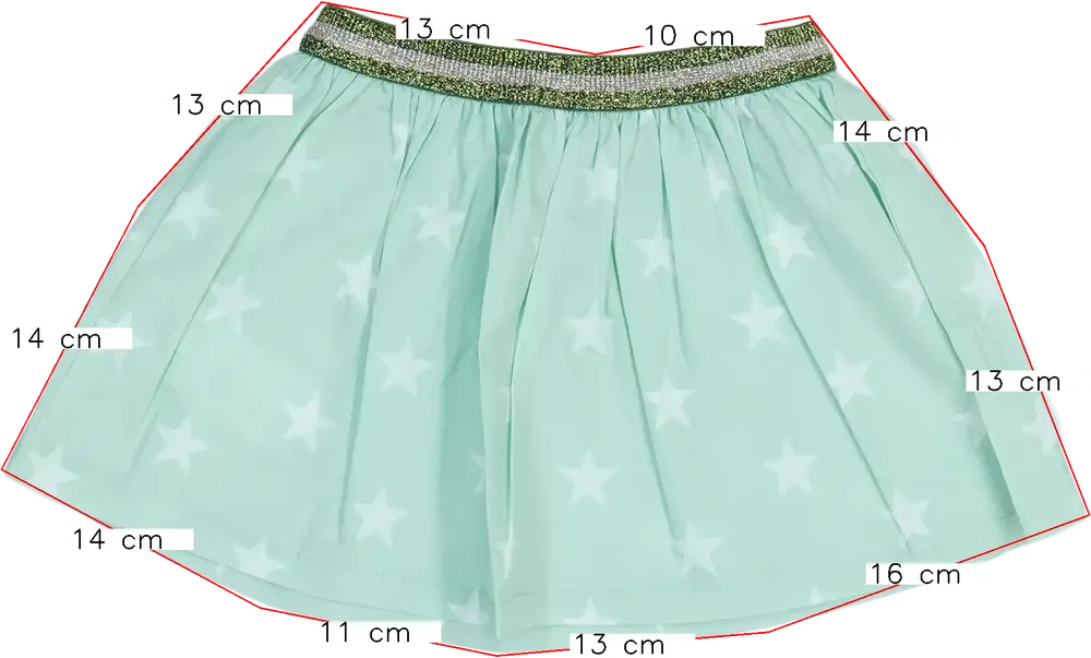 Zöld Rosalita Szoknya EU 104 / UK 4 év / US 4T/XS