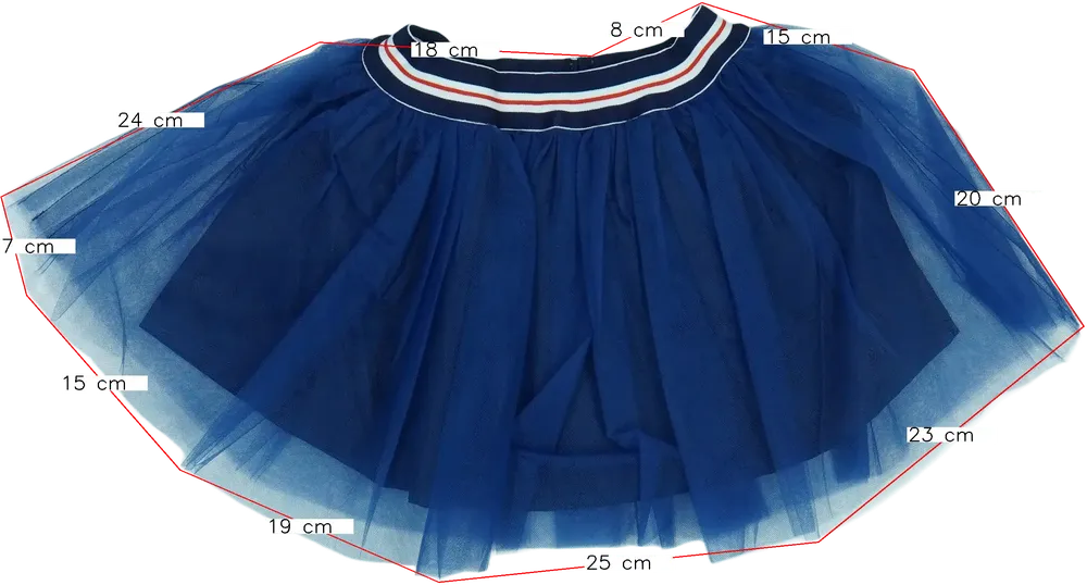 Kék Rosalita Szoknya EU 104 / UK 4 év / US 4T/XS