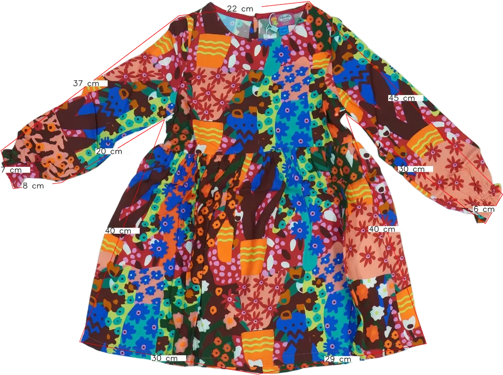 Többszínű Rosalita Ruha EU 116 / UK 6 év / US 6 év/S