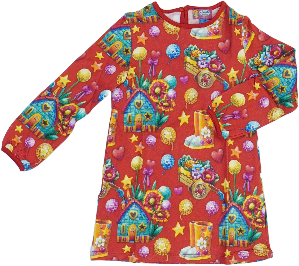 Piros Rosalita Ruha EU 104 / UK 4 év / US 4T/XS