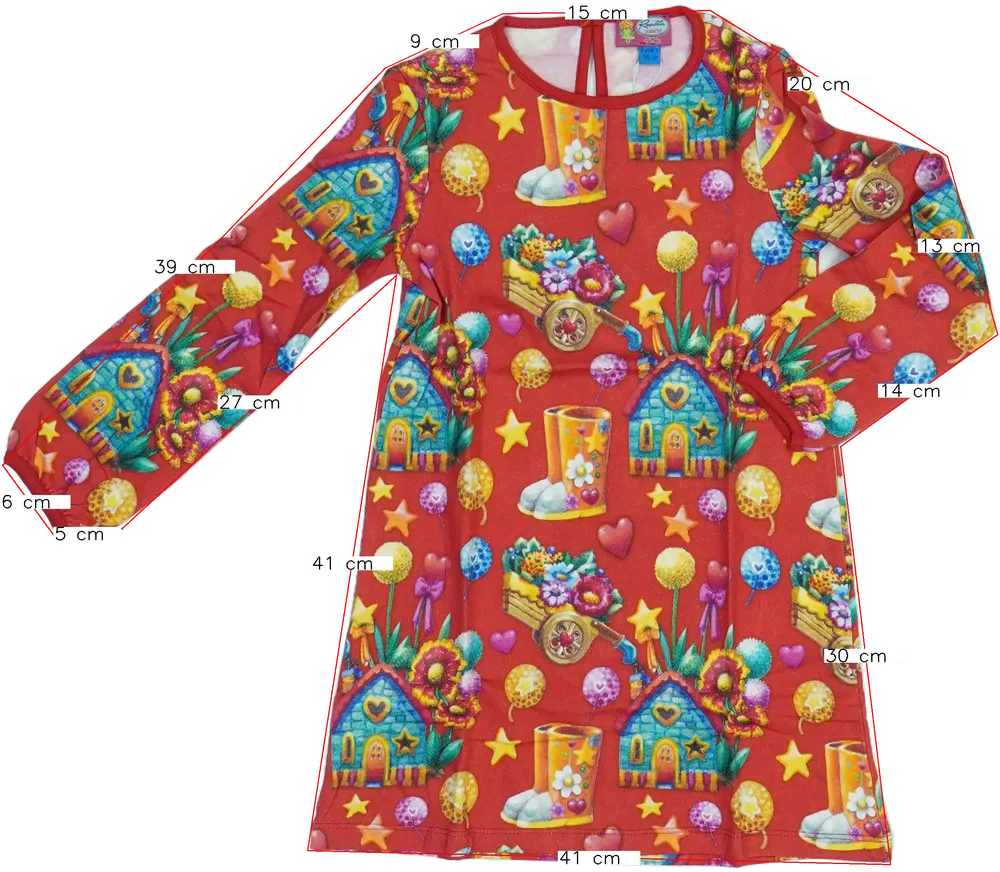 Piros Rosalita Ruha EU 116 / UK 6 év / US 6 év/S