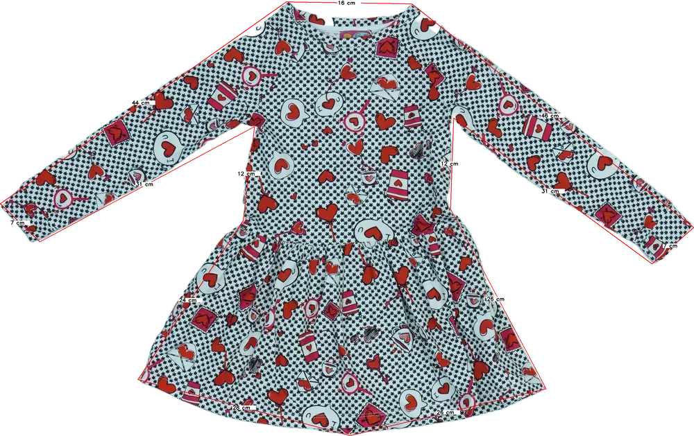 Többszínű Rosalita Ruha EU 104 / UK 4 év / US 4T/XS