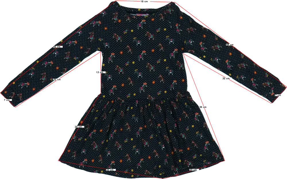 Fekete Rosalita Ruha EU 104 / UK 4 év / US 4T/XS