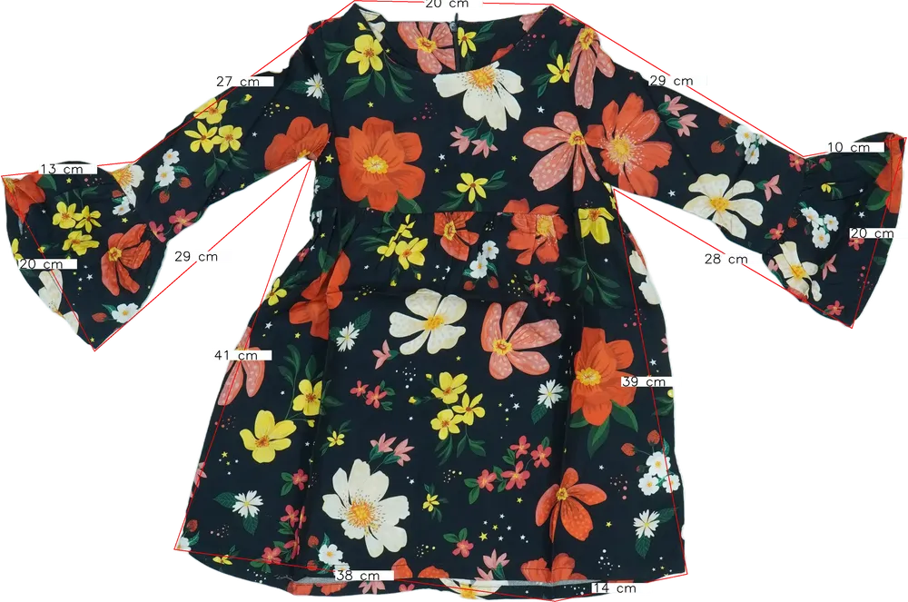 Fekete Rosalita Ruha EU 116 / UK 6 év / US 6 év/S