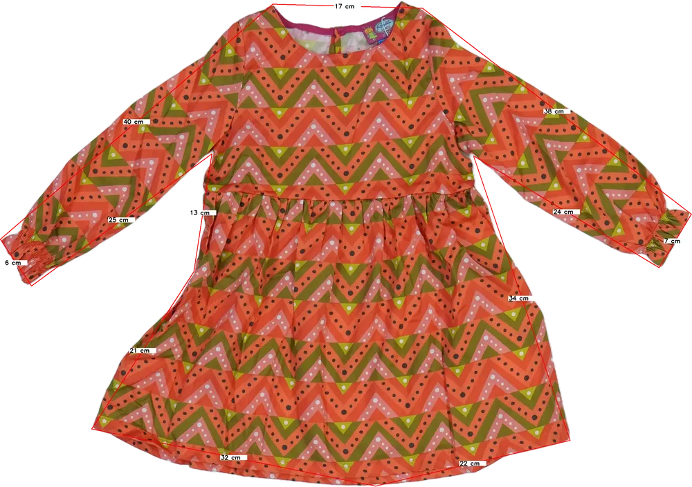 Többszínű Rosalita Ruha EU 104 / UK 4 év / US 4T/XS