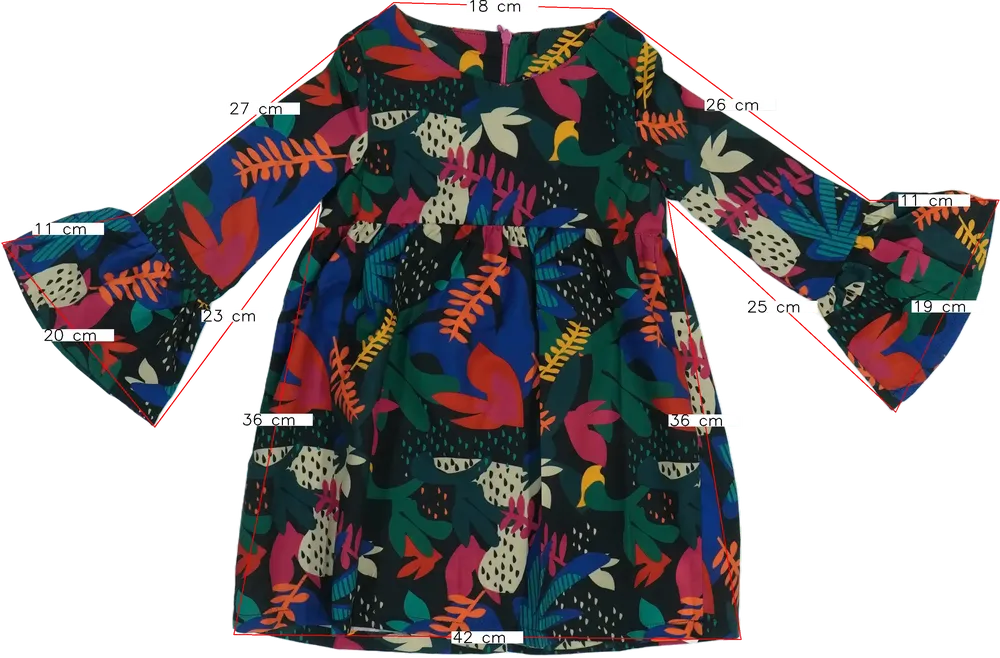 Többszínű Rosalita Ruha EU 104 / UK 4 év / US 4T/XS