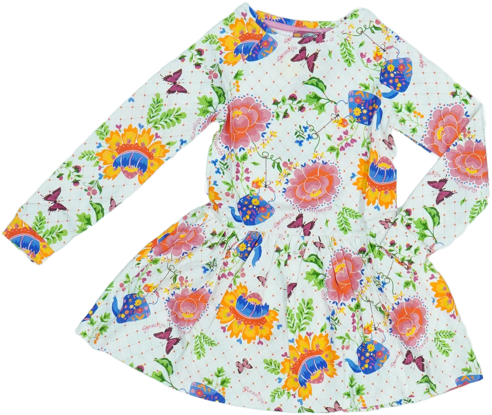 Fehér Rosalita Ruha EU 116 / UK 6 év / US 6 év/S