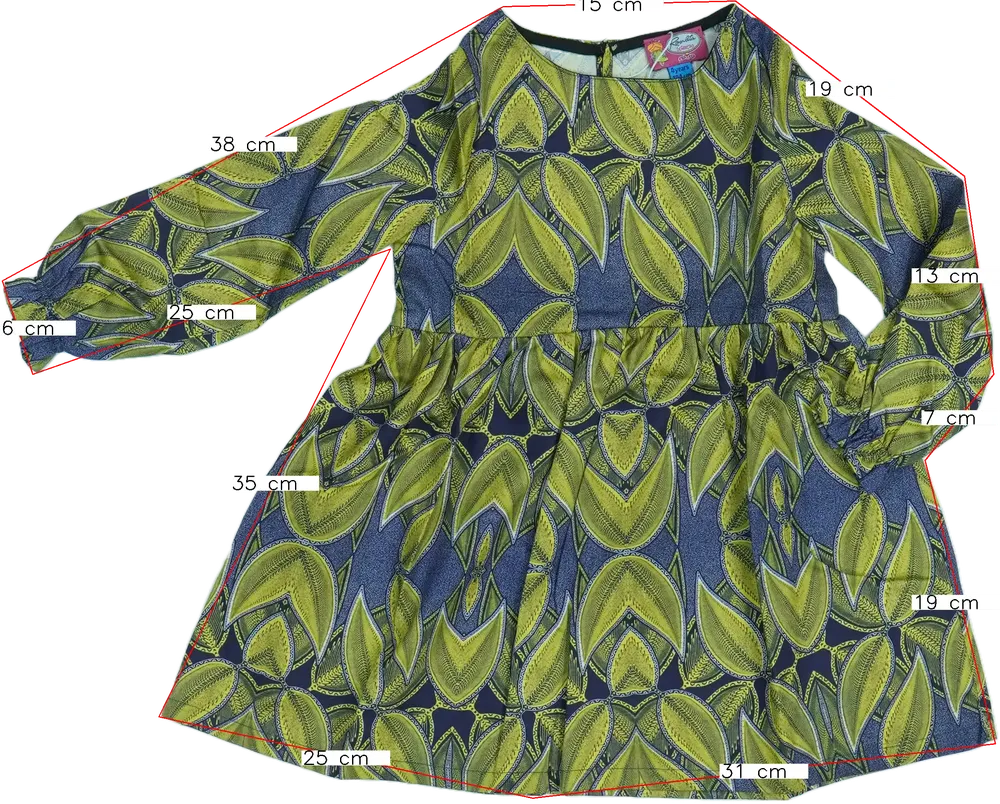 Zöld Rosalita Ruha EU 104 / UK 4 év / US 4T/XS