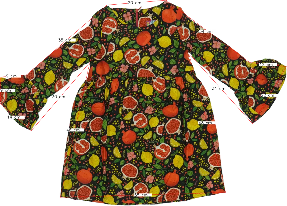 Többszínű Rosalita Ruha EU 128 / UK 8 év / US 8 év/M