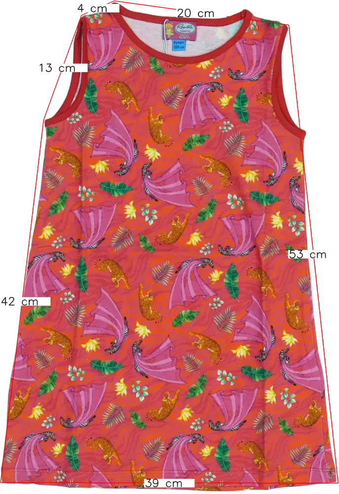 Rózsaszín Rosalita Ruha EU 104 / UK 4 év / US 4T/XS